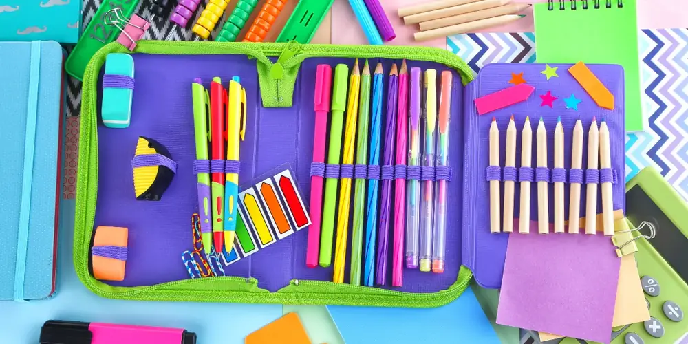 Quais são os tipos de estojos escolares disponíveis